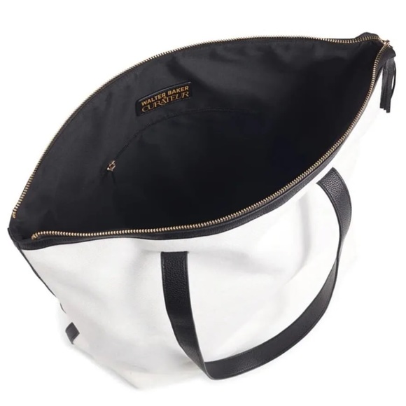 NWT Walter Baker Canvas Tote Weekender Carly Bag - Picture 2 of 10